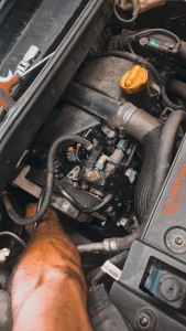 Photo de galerie - Remplacement du Kit distribution sur ce Renault Scenic