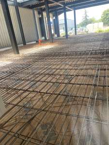 Photo de galerie - Préparation pour collage de dalle 