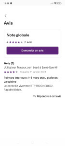 Photo de galerie - Travaux réaliser dans un appartement la cliente a été très satisfaite 