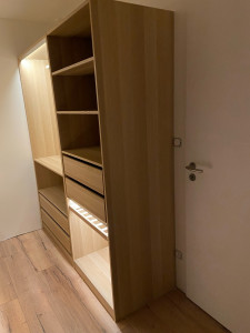 Photo de galerie - Pose de dressing IKEA PAX