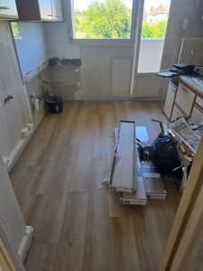 Photo de galerie - Pose de parquet