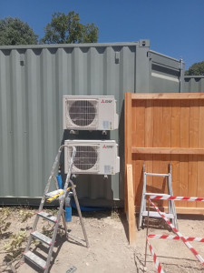 Photo de galerie - Installation de 2 double split