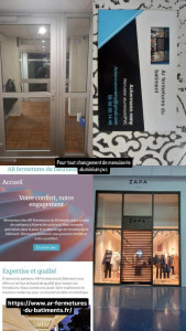 Photo de galerie - Pose aluminium PVC 
sav 
réparation 