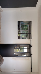 Photo de galerie - Pose porte coulissante et verrière 