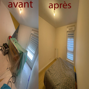 Photo de galerie - Transformation de la chambre avec de nouvelles teintes