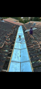 Photo de galerie - Noue en zinc 