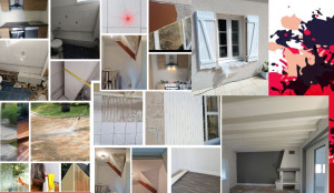 Photo de galerie - Multi travaux., nettoyage traitement hydrofuge, peinture réparations montage mis en état 