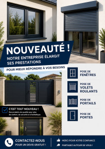 Photo de galerie - Fenêtre, porte, volet, portail 
