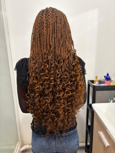 Photo de galerie - Braids boucles anglaises 