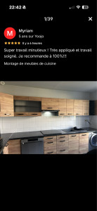 Photo de galerie - Montage complète de cuisine en L