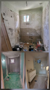 Photo de galerie - Création d'une salle de bain 