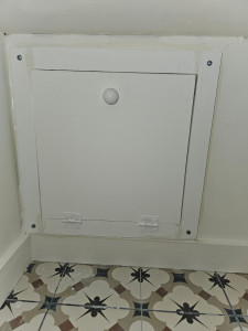 Photo de galerie - Trappe de visite réalisée et posée 