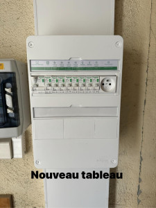 Photo de galerie - Remplacement d’un tableau électrique 