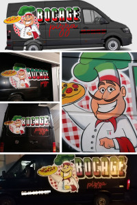 Photo de galerie - Conception et décoration d'un camion foodtruck