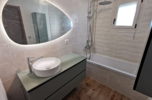 Photo de galerie - Reno salle de bain après