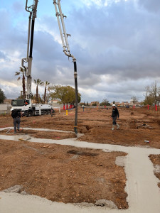 Photo de galerie - Coulage de fondation 