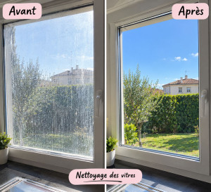 Photo de galerie - Nettoyage des vitres