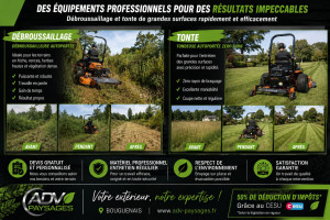 Photo de galerie - Service tontes débroussaillage 