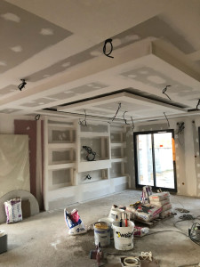 Photo de galerie - Travaux de plâtrerie 