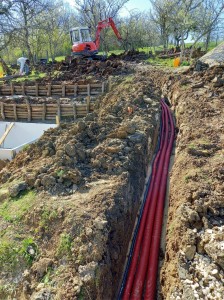 Photo de galerie - Pose de réseaux 