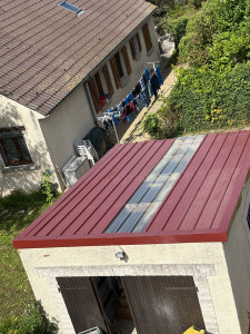 Photo de galerie - Changement tôle garage 