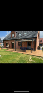 Photo de galerie - Pose d’une terrasse bois avec spot 