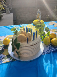 Photo de galerie - Layer cake lemon curd vanille 