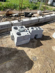 Photo de galerie -  construction de muret