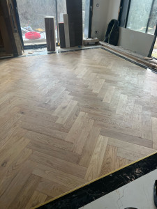 Photo de galerie - Pose de parquet - Revêtement de sol
