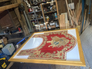 Photo de galerie - Fabrication d’un cadre bois