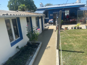 Photo de galerie - Coulage âpre cassage de dalle en béton 