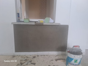 Photo de galerie - Enduit ciment béton 