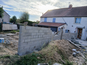 Photo de galerie - Murs en parpaings 