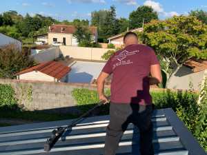 Photo de galerie - Création d’une toiture en bac, acier isolé