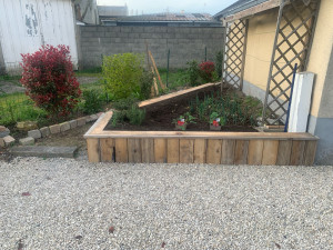 Photo de galerie - Fabrication d’un potager 