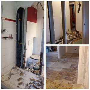 Photo de galerie - Rénovation complète salle de bain 