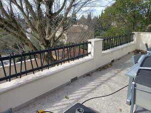 Photo de galerie - Garde-corps thermolaqués sur mesure