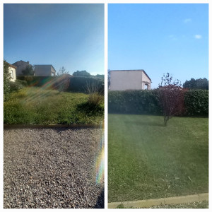 Photo de galerie - Entretien Jardin débroussaillage tonte 
