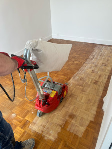 Photo de galerie - Rénovation  de parquet 