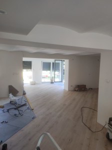 Photo de galerie - Pose de parquet de biais