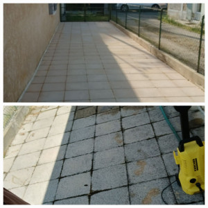 Photo de galerie - Nettoyage de dalle 

