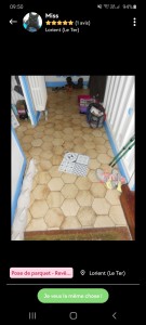 Photo de galerie - Pose de parquet - Revêtement de sol