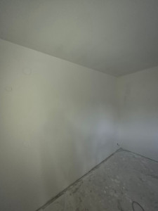 Photo de galerie - Voici une mes réalisations : pose de rail et montant, isolation, plaquage, enduit et ponçage. 