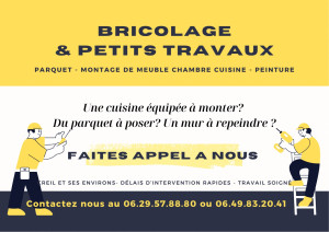 Photo de galerie - Disponible pour tous vos travaux de peinture rénovation montage de cuisine équipée à des prix très abordables 