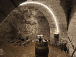 Photo de galerie - Installation d'éclairage + prise dans des cave