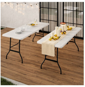 Photo de galerie - Table de jardin pour 6/8 personnes 