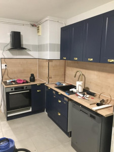 Photo de galerie - Installation et montage de la cuisine