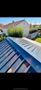 Photo de galerie - Pose de bac acier 