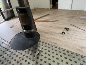 Photo de galerie - Pose de parquet - Revêtement de sol