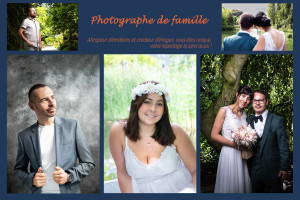 Photo de galerie - Diverses photos de famille. Studio, Mariage, extérieur